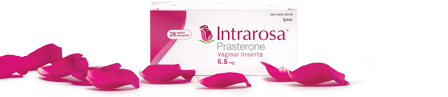 Image of the INTRAROSA packaging box with rose petals scattered around.